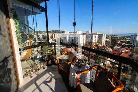 Sacada da Sala de apartamento à venda com 3 quartos, 180m² em Tristeza, Porto Alegre