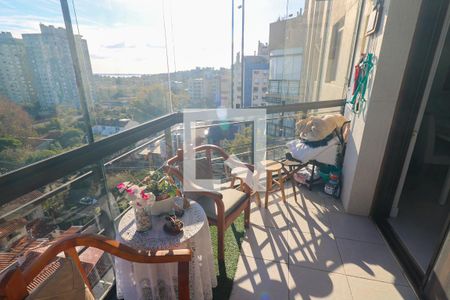 Sacada da Sala de apartamento à venda com 3 quartos, 180m² em Tristeza, Porto Alegre
