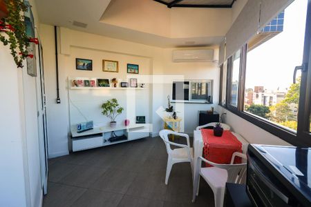 Sala de TV de apartamento à venda com 3 quartos, 180m² em Tristeza, Porto Alegre