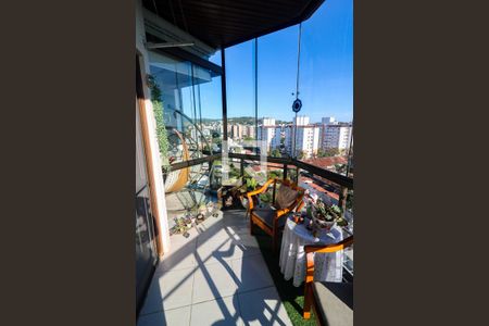 Sacada da Sala de apartamento à venda com 3 quartos, 180m² em Tristeza, Porto Alegre