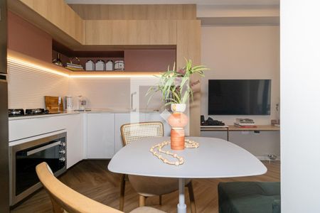 Sala de Jantar de apartamento para alugar com 1 quarto, 28m² em Indianópolis, São Paulo