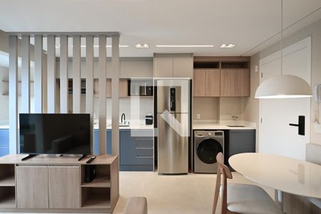 Sala de apartamento para alugar com 2 quartos, 40m² em Cidade Jardim, São Paulo