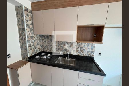 Sala/cozinha de apartamento para alugar com 1 quarto, 27m² em Jardim Oriental, São Paulo