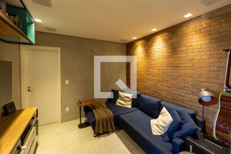 Sala de TV de apartamento à venda com 3 quartos, 87m² em Vila da Serra, Nova Lima