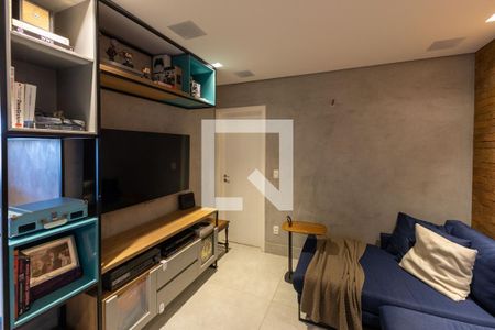 Sala de TV de apartamento à venda com 3 quartos, 87m² em Vila da Serra, Nova Lima