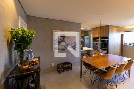 Sala de Jantar de apartamento à venda com 3 quartos, 87m² em Vila da Serra, Nova Lima