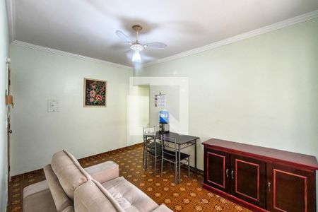 Sala de apartamento para alugar com 1 quarto, 68m² em Vila Caiçara, Praia Grande