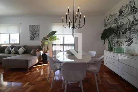 Sala de Jantar de apartamento à venda com 3 quartos, 136m² em Vila Assunção, Santo André