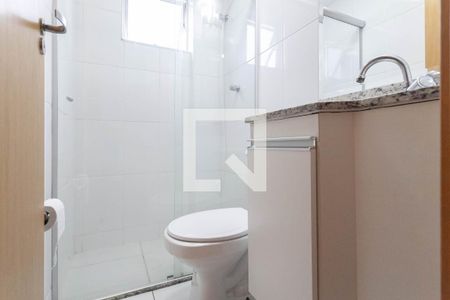 Banheiro da suíte  de apartamento à venda com 2 quartos, 50m² em Sagrada Família, Belo Horizonte