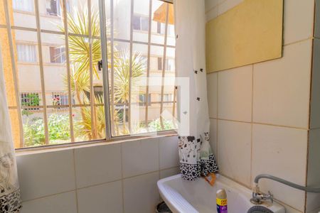 Cozinha de apartamento à venda com 2 quartos, 50m² em Riacho Fundo Ii, Brasília
