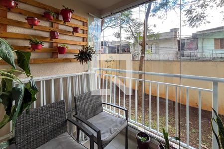 Varanda gourmet de apartamento à venda com 3 quartos, 68m² em Vila Caraguata, São Paulo