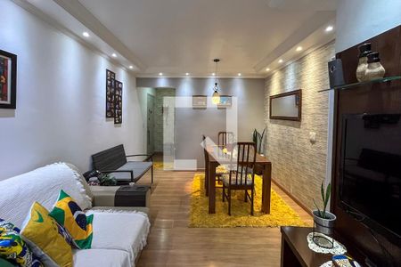 Sala de apartamento à venda com 3 quartos, 68m² em Vila Caraguata, São Paulo