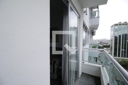 Varanda da Sala de apartamento para alugar com 2 quartos, 65m² em Barra da Tijuca, Rio de Janeiro