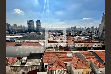 Vista Sala/Cozinha de apartamento para alugar com 1 quarto, 24m² em Alto da Mooca, São Paulo