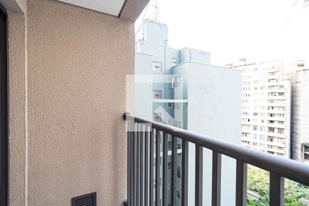 Sacada de apartamento à venda com 1 quarto, 28m² em Bela Vista, São Paulo