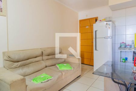 Sala / Cozinha de apartamento à venda com 2 quartos, 34m² em Qnn, Brasília