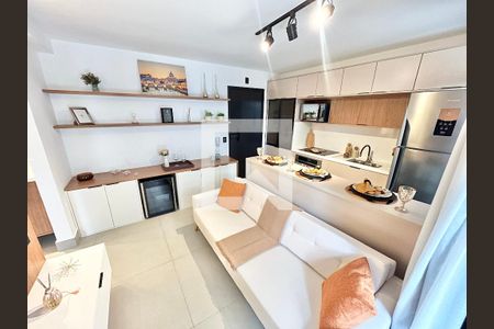 Sala/Cozinha de apartamento à venda com 1 quarto, 62m² em Jardim São Paulo, São Paulo
