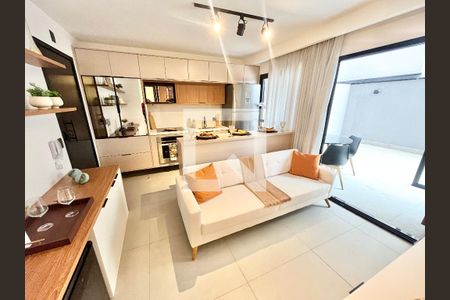 Sala/Cozinha de apartamento à venda com 1 quarto, 62m² em Jardim São Paulo, São Paulo