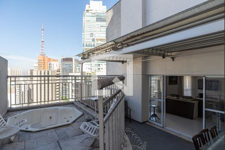 Varanda Gourmet da Sala de apartamento para alugar com 3 quartos, 240m² em Consolação, São Paulo