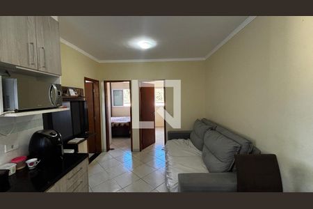 Sala - Cozinha de apartamento à venda com 2 quartos, 104m² em Vila Marina, Santo André