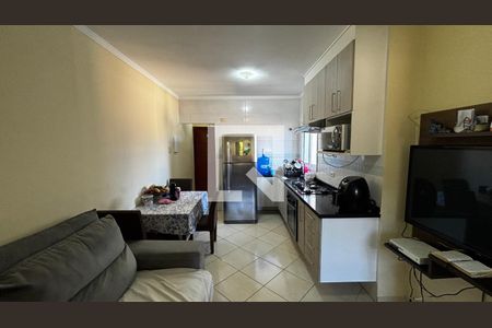 Sala - Cozinha de apartamento à venda com 2 quartos, 104m² em Vila Marina, Santo André