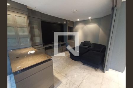 Sala de tv  de apartamento para alugar com 2 quartos, 160m² em Barra da Tijuca, Rio de Janeiro