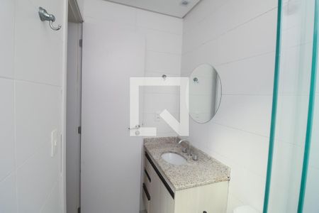 Banheiro da Suíte de apartamento para alugar com 3 quartos, 78m² em Vila Assunção, Santo André