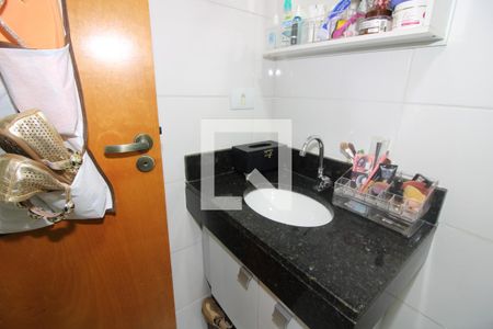 Banheiro da Suíte 1 de casa de condomínio à venda com 2 quartos, 65m² em Jardim Popular, São Paulo