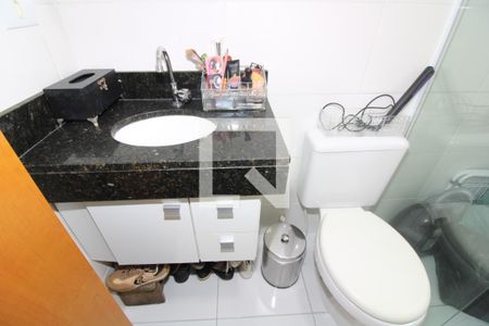 Banheiro da Suíte 1 de casa de condomínio à venda com 2 quartos, 65m² em Jardim Popular, São Paulo