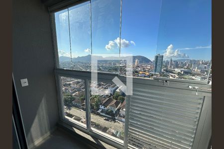Varanda da Sala de apartamento para alugar com 2 quartos, 39m² em Catiapoã, São Vicente