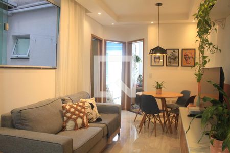 Sala de apartamento à venda com 2 quartos, 46m² em Santa Maria, São Caetano do Sul