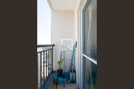 Varanda da Sala  de apartamento à venda com 2 quartos, 45m² em Jardim Norma, São Paulo