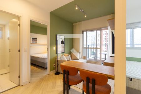 Sala/Cozinha de apartamento para alugar com 2 quartos, 38m² em Pinheiros, São Paulo