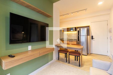 Sala/Cozinha de apartamento para alugar com 2 quartos, 38m² em Pinheiros, São Paulo