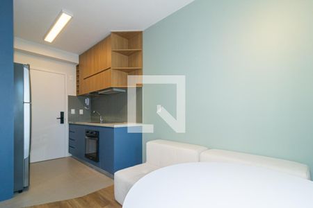 Sala de apartamento para alugar com 1 quarto, 32m² em Indianópolis, São Paulo