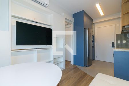 Sala de apartamento para alugar com 1 quarto, 32m² em Indianópolis, São Paulo