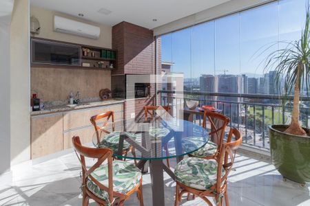 Varanda da Sala de apartamento para alugar com 3 quartos, 170m² em Água Branca, São Paulo