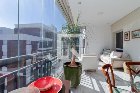 Varanda da Sala de apartamento para alugar com 3 quartos, 170m² em Água Branca, São Paulo