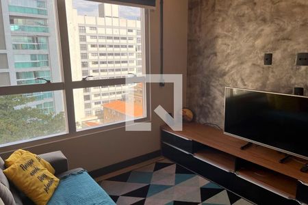 Sala de kitnet/studio para alugar com 1 quarto, 64m² em Embaré, Santos