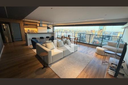 Sala de apartamento à venda com 2 quartos, 142m² em Jardim Morumbi, São Paulo