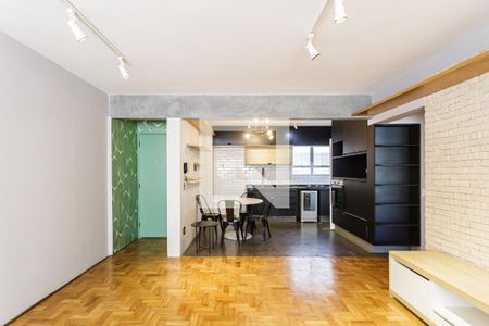 Sala de apartamento para alugar com 2 quartos, 105m² em Indianópolis, São Paulo