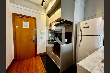 Sala/Cozinha  de apartamento para alugar com 1 quarto, 32m² em Lourdes, Belo Horizonte