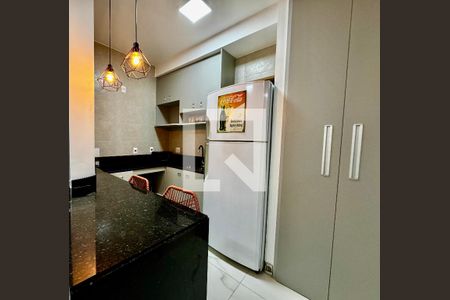 Sala/cozinha de apartamento para alugar com 1 quarto, 32m² em Estoril, Belo Horizonte