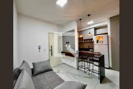 Sala/cozinha de apartamento para alugar com 1 quarto, 32m² em Estoril, Belo Horizonte