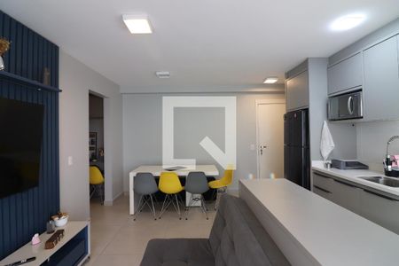 Sala/Cozinha de apartamento à venda com 2 quartos, 58m² em Vila Mussolini, São Bernardo do Campo