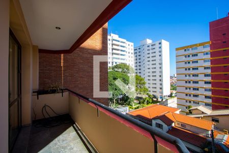 Varanda da sala de apartamento à venda com 4 quartos, 220m² em Jardim Bela Vista, Santo André
