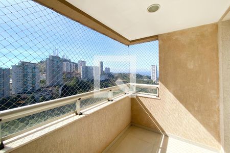 Varanda da Sala de apartamento para alugar com 3 quartos, 79m² em Vila da Serra, Nova Lima
