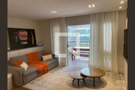 Sala de apartamento à venda com 3 quartos, 107m² em Indianópolis, São Paulo