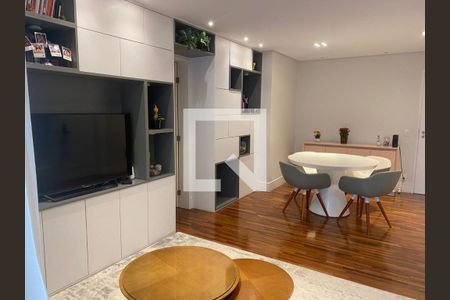 Sala de apartamento à venda com 3 quartos, 107m² em Indianópolis, São Paulo