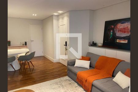 Sala de apartamento à venda com 3 quartos, 107m² em Indianópolis, São Paulo